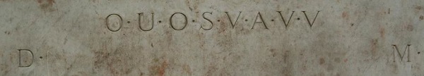 Shugborough inscriptie