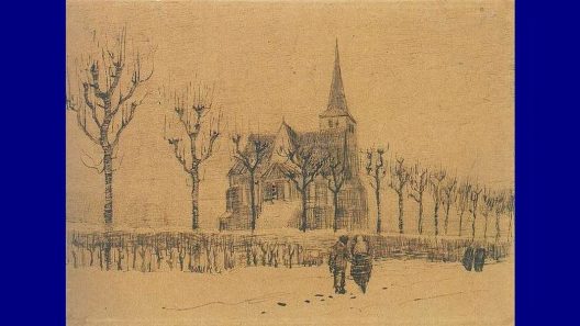 Landschap met kerk - header
