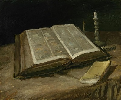 Stilleven met bijbel
