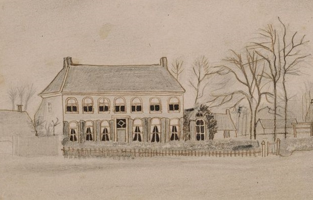 domineeswoning Van Gogh Etten (detail)