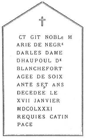 staand Marie le Negre