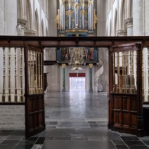 Grote kerk breda koorhek