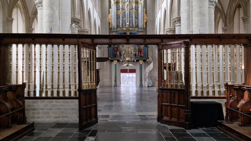 Grote kerk breda koorhek