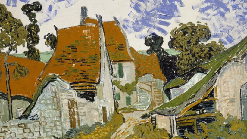 Huizen in Auvers sur Oise Vincent van Gogh
