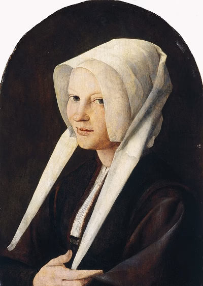 Agatha van Schoonhoven door Jan van Scorel