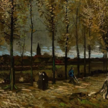 Populierenlaan in Nuenen Vincent van Gogh
