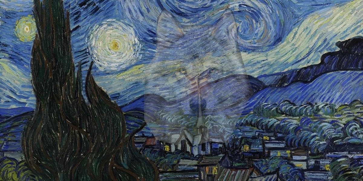 Sterrennacht wolf Sterrennacht wolf