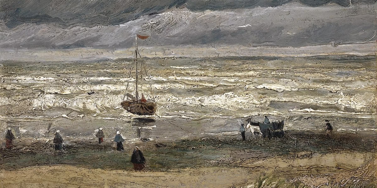 Zeegezicht bij Scheveningen s0416M1990 Van Gogh Museum