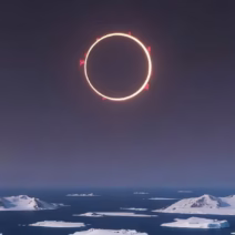 Ring of fire Antartica