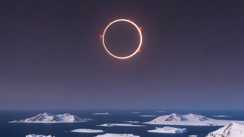 Ring of fire Antartica