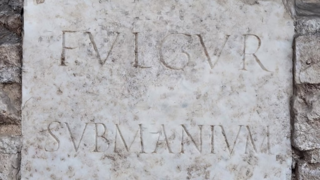 Romans buried lightning